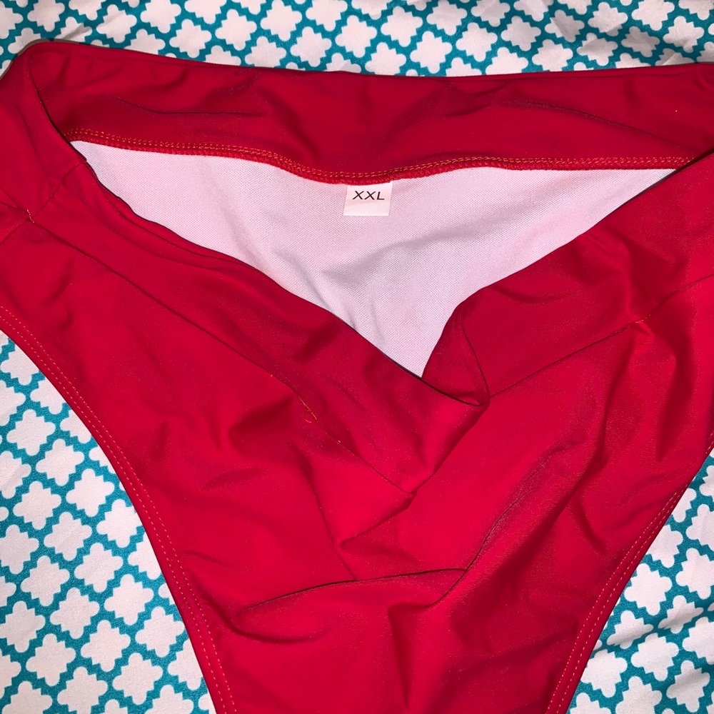 Red Cheeky Swim - Picture 2 of 2